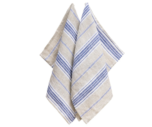 Blue and Tan Kitchen Towels