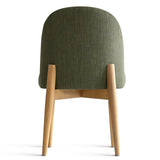 Havana Linen Upholstered Dining Chair with Solid Wood Legs (Set of 8)