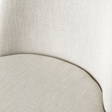 Havana Linen Upholstered Dining Chair with Solid Wood Legs (Set of 8)