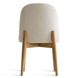 Havana Linen Upholstered Dining Chair with Solid Wood Legs (Set of 8)