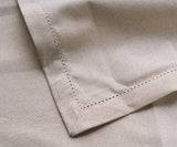 Natural Hemstitch Napkins - Cocktail Napkins 12 inch