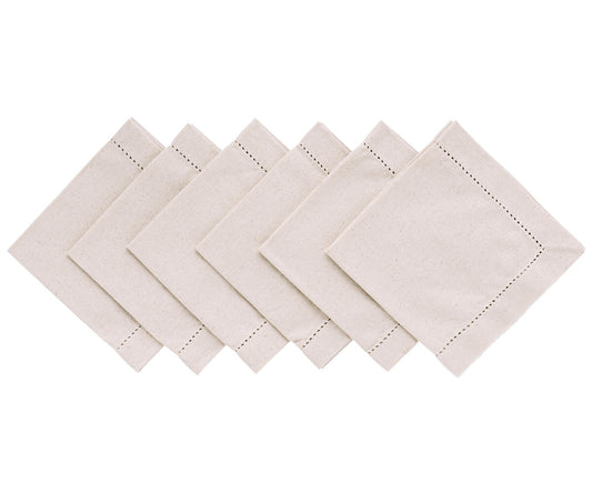 Custom Natural Cloth Napkins - Personalized Napkins