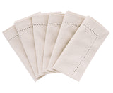 Hemstitched Dinner Napkins - 18 inch