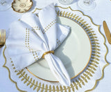 Round Placemats Set of 4 - Gold