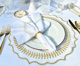 Round Placemats Set of 4 - Gold