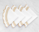 Round Placemats Set of 4 - Gold