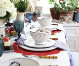 Red Scalloped Edge Placemats