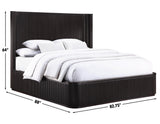 Henry Reeded King Bed, Espresso Finish