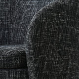 Hera Upholstered Swivel Barrel Chair (1-Piece)