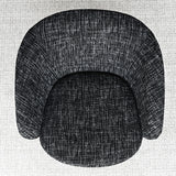 Hera Upholstered Swivel Barrel Chair (1-Piece)