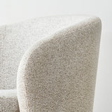 Hera Upholstered Swivel Barrel Chair (1-Piece)