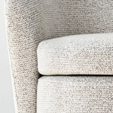 Hera Upholstered Swivel Barrel Chair (1-Piece)