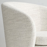 Hera Upholstered Swivel Barrel Chair (1-Piece)