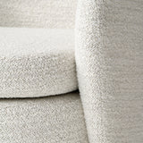 Hera Upholstered Swivel Barrel Chair (1-Piece)