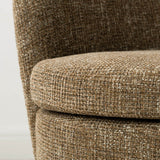 Hera Upholstered Swivel Barrel Chair (1-Piece)