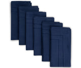 Navy Blue Double Hemstitch Napkins