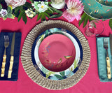 Navy Blue Double Hemstitch Napkins
