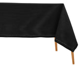 Black Tablecloth - Hemstitched