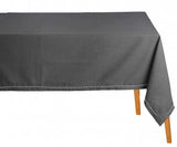 Gray Cotton Tablecloth