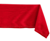 Red Tablecloth - Hemstitch