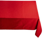 Red Tablecloth - Hemstitch