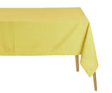 Butter Yellow Solid Tablecloth - Cotton