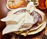 Ivory Double Hemstitch Napkins