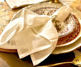 Ivory Double Hemstitch Napkins