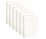 Ivory Double Hemstitch Napkins