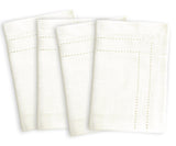 Ivory Double Hemstitch Napkins