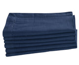 Navy Blue Hemstitch Napkins