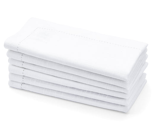 White Cotton Napkins
