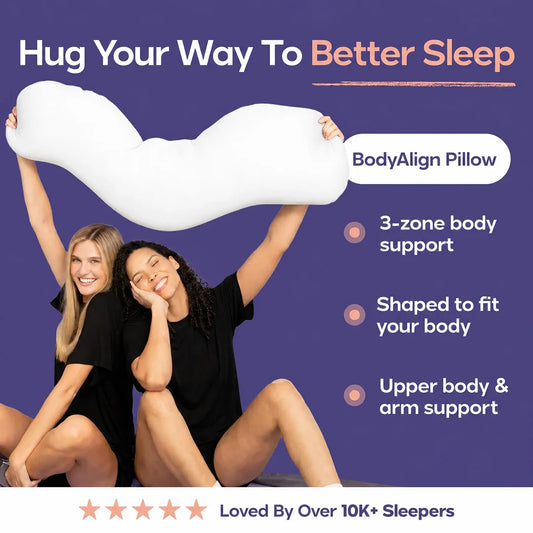 BodyAlign Plus+ Cooling Pillow White