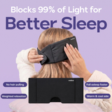 Adjustable Weighted Eye Mask Black