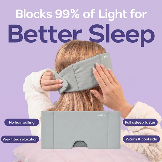 Adjustable Weighted Eye Mask Gray