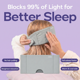 Adjustable Weighted Eye Mask Gray