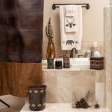 Aztec Bear 3PC Towel Set, Cream, 2 MOQ
