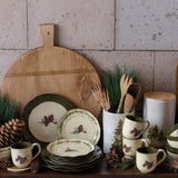 Pine Cone Serving Platters, Set of 4