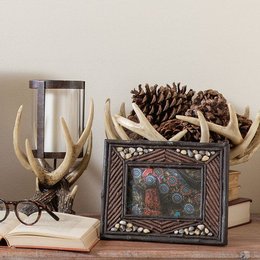 River Rock Picture Frame, 4"x6", 4 MOQ