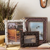 Carved Pine Cone Picture Frame, 4 MOQ