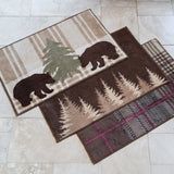Clearwater Pines Chocolate Kitchen/Bath Rug, 2 MOQ