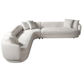 Highline Cream Boucle Corner Sofa