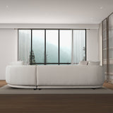 Highline Cream Boucle Corner Sofa