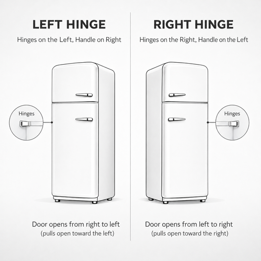 Retro-Style Refrigerator (9.5 cu ft, Right Hinge) -  Lime Green