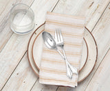 Homestead Stripe Linen Napkins - Set of 4
