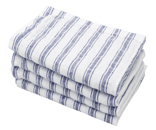 Homestead Stripe Linen Napkins - Set of 4