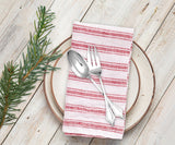 Homestead Stripe Linen Napkins - Set of 4