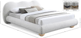 Hyde Boucle Fabric Bed - Luxurious Comfort and Stylish Design for a Modern Bedroom Retreat