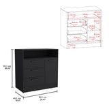 Omaha Dresser four Drawers, One Shelf