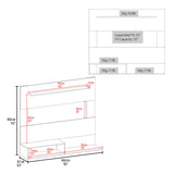 Being Floating Entertainment Center with TV Space, One Superior Shelf, Two Storage Shelves, Wall-Mounted Media Console for Living Room, Modern Floating TV Stand for Small Spaces and Home Organization